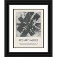 thumbnail image 1 of Richard Kidwell Miller 12x14 Black Ornate Wood Framed Double Matted Museum Art Print Titled: Richard Miller, January 2-27 (1961), 1 of 5
