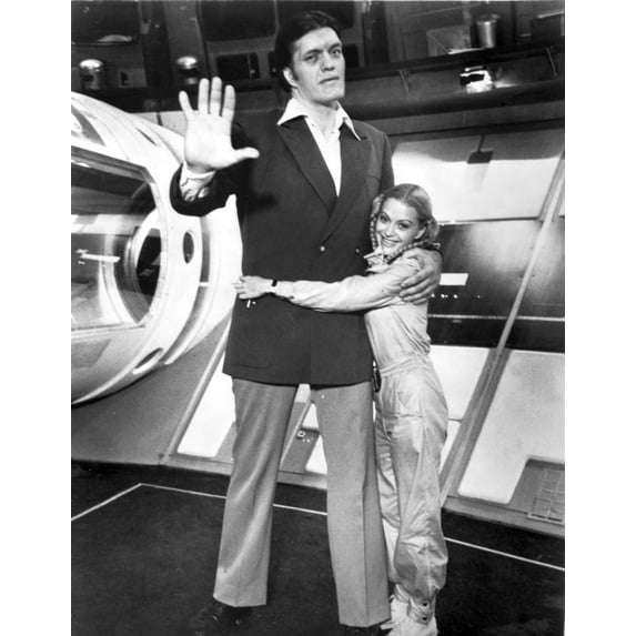 Richard Kiel with a woman Photo Print (24 x 30)