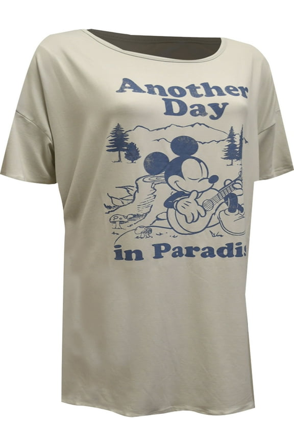 International Womens Disney's Mickey Mouse Camping Ultra Soft Night Shirt (X-Large)
