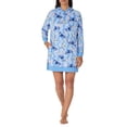 thumbnail image 1 of Richard Leeds International Womens Lilo and Stitch Hooded Pajama Lounger Sleep & Lounge Dress - Super Soft Plushy Cozy & Warm Hoodie Loungewear Pajamas Dresses for Women, Blue Medium, 1 of 7