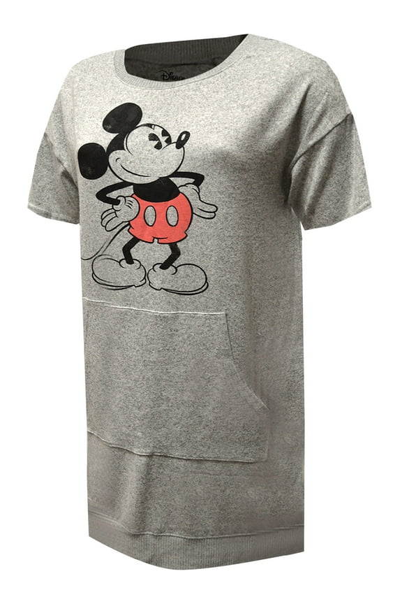 Womens Disney's Mickey Mouse Super Soft Knit Lounger Nightgown (Medium)
