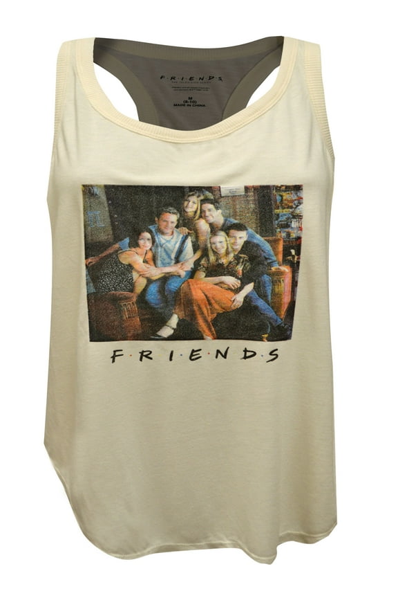 Womens Friends the TV Series Cast Super Soft Tank Top (Large)