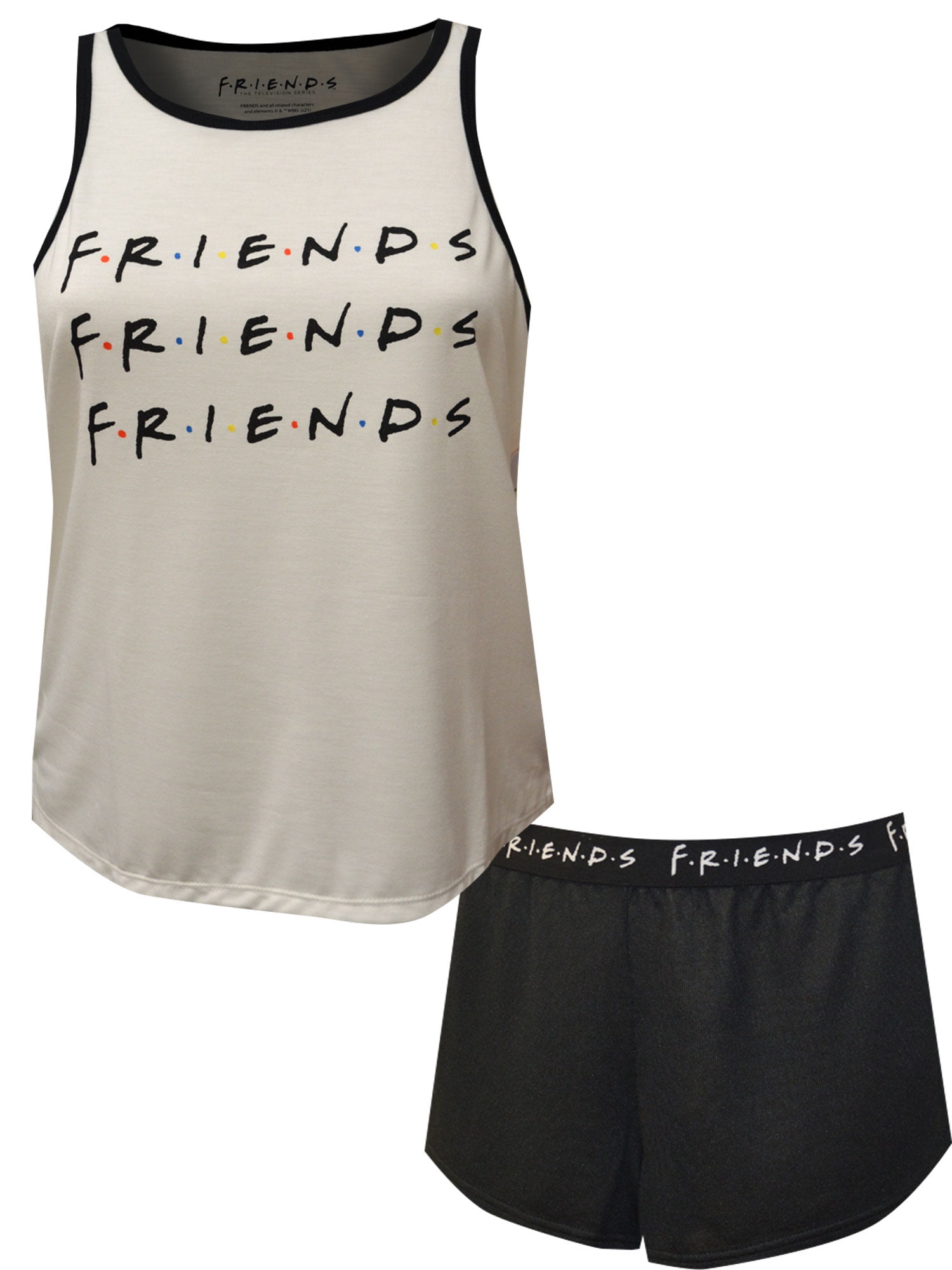 Richard Leeds Womens Friends the TV Series Logo Shortie Pajama
