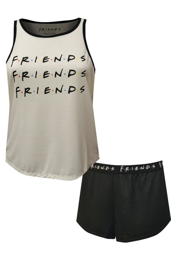 Womens Friends the TV Series Logo Shortie Pajama