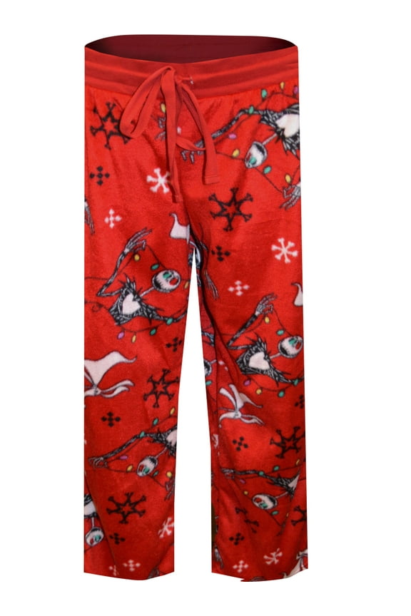Womens Nightmare Before Christmas Jack Skellington and Zero Loungepant (1X)