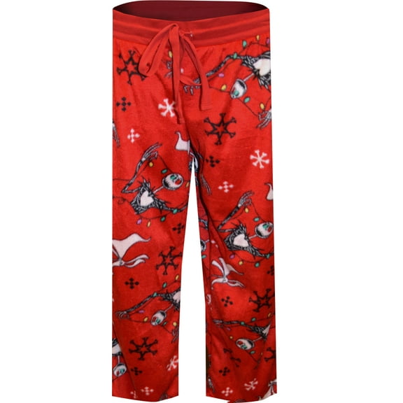 Richard Leeds Womens Nightmare Before Christmas Jack Skellington and Zero Loungepant (2X)