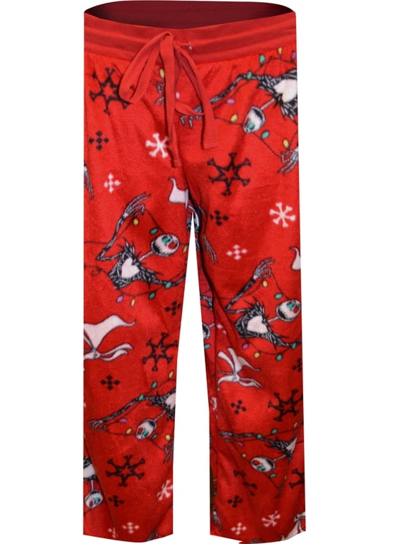 Womens Nightmare Before Christmas Jack Skellington and Zero Plus Size Loungepant (2X)