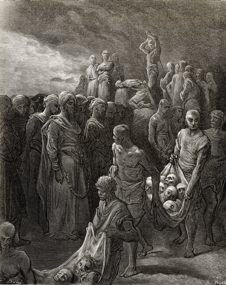 Richard The Lion Heart Massacres Captives In Reprisal For Saladin S Slowness In Sending Him 200 000 Dinars And The True Cross Canvas Art - Ken Welsh Design Pics (13 x 17)