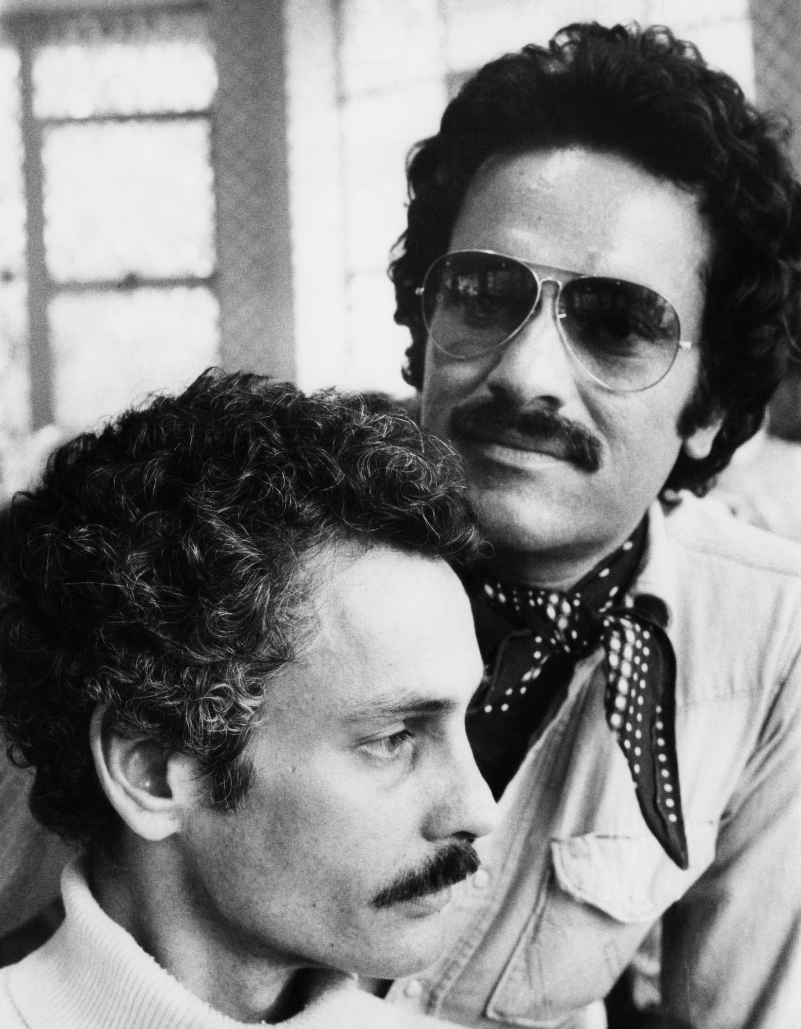 Richard Lyle And Rocco Rienzi Show Off Their Perms At Crimpers Salon