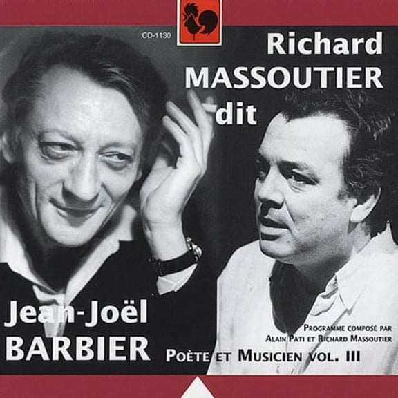 Richard Massoutier - Hommage to Jean-Joel Barbier Poet & Musician 3 - Music & Performance - CD