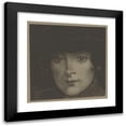 thumbnail image 1 of Richard Nicolaüs Roland Holst 15x15 Black Modern Framed Museum Art Print Titled - Portrait of an Unknown Woman 3 (1916), 1 of 5