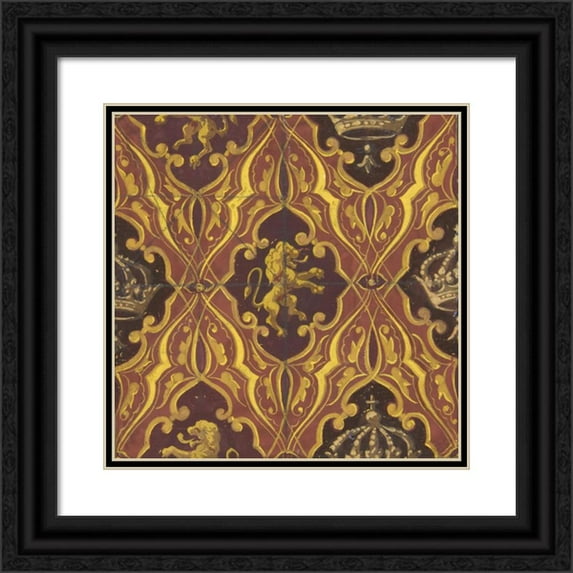 Richard Nicolaüs Roland Holst 15x15 Black Ornate Wood Framed Double Matted Museum Art Print Titled - Design for Vignet Laren, Gooi (1878 - 1938)