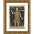 thumbnail image 1 of Richard Nicolaüs Roland Holst 17x24 Gold Ornate Framed and Double Matted Museum Art Print Titled - Design for Costume for Menalcas (1910), 1 of 4