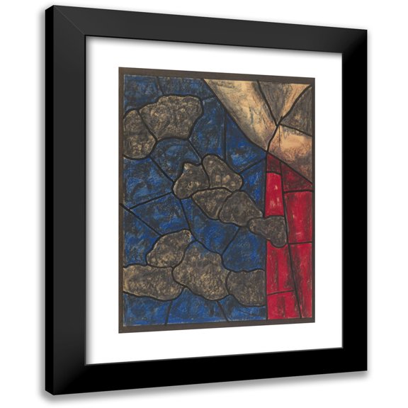 Richard Nicolaüs Roland Holst 18x24 Black Modern Framed Museum Art Print Titled - Design for Window in the Noordertransept in De Dom in Utrecht 39 (ca. 1878-1938)