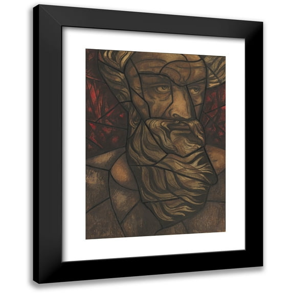 Richard Nicolaüs Roland Holst 18x24 Black Modern Framed Museum Art Print Titled - Design for Window in the Noordertransept in De Dom in Utrecht 64 (ca. 1878-1938)