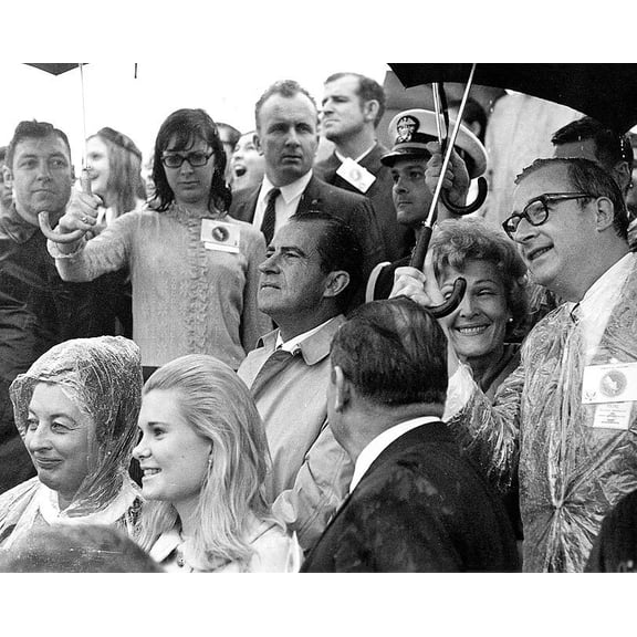 Richard Nixon Apollo 12 Launch - 20x30 Inch Laminated Poster - Stunning Detail and Bold Colors