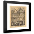 thumbnail image 1 of Richard Parkes Bonington 14x18 Black Modern Framed Museum Art Print Titled - Caen-Maison Grande Rue Saint-Pierre, 1 of 5