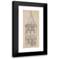 thumbnail image 1 of Richard Parkes Bonington 9x18 Black Modern Framed Museum Art Print Titled - Courthouse, Rouen, 1 of 5