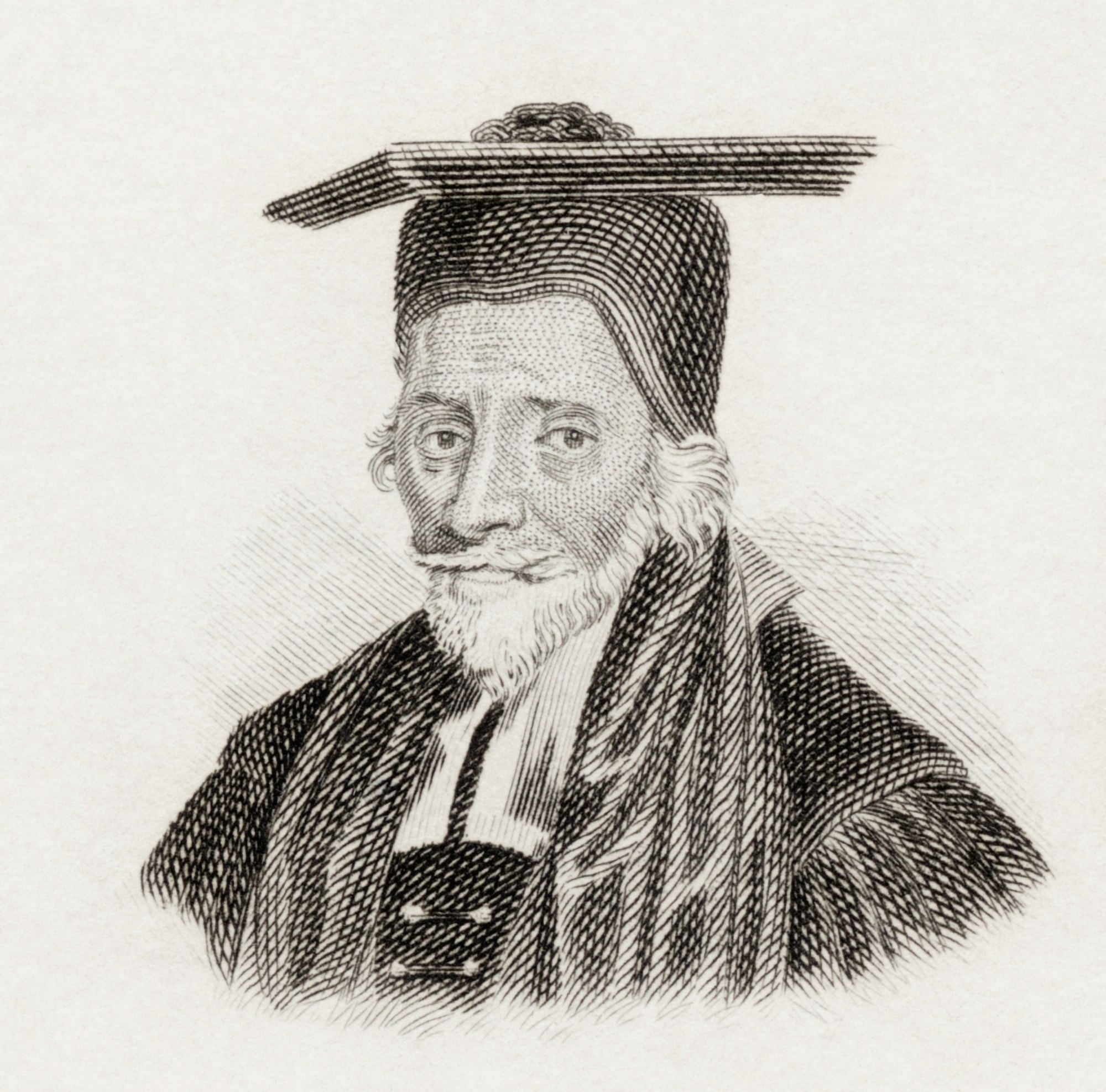 Richard Pococke 1704 To 1765 English Prelate And Anthropologist From Crabbs Historical Dictionary Published 1825 Canvas Art - Ken Welsh Design Pics (24 x 24)