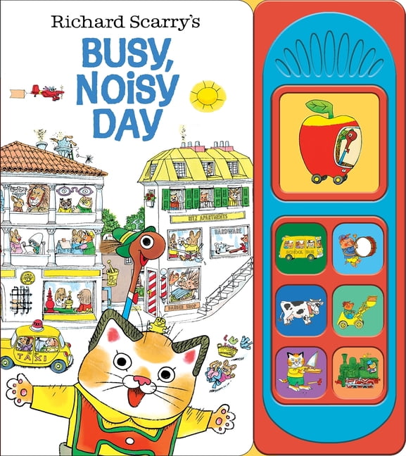 Richard Scarry's Busy World: Busy, Noisy Day Sound Book, (Paperback)