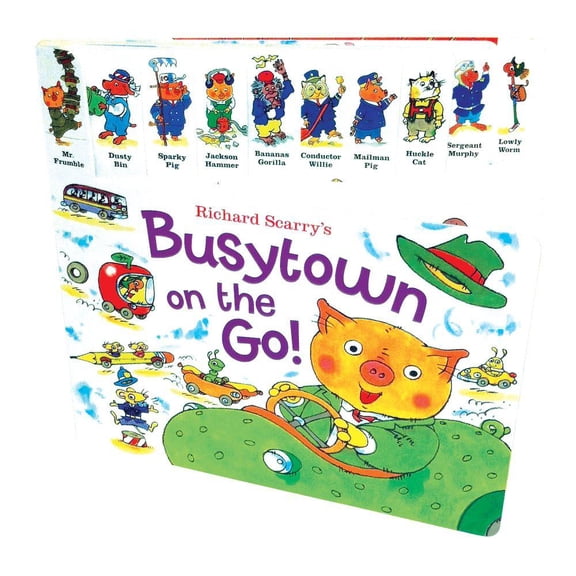 Pre-Owned Richard Scarry's Busytown on the Go! (Board Book)