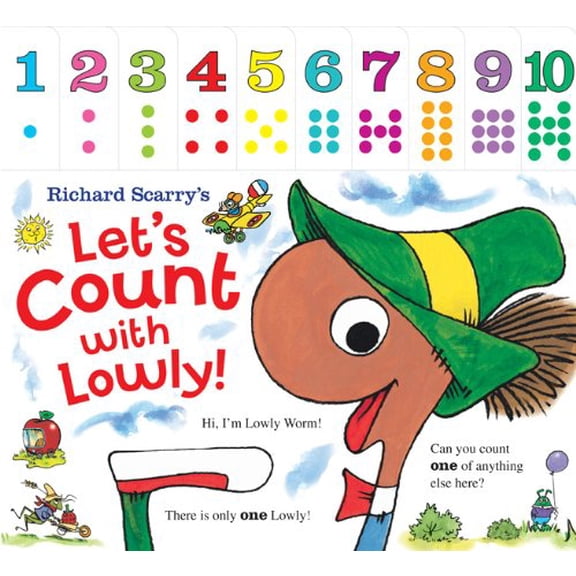 Pre-Owned Richard Scarry's Let's Count With Lowly (Richard Scarry's Concept Books), 9780764166006, 076416600X, Paperback, Brdbk edition