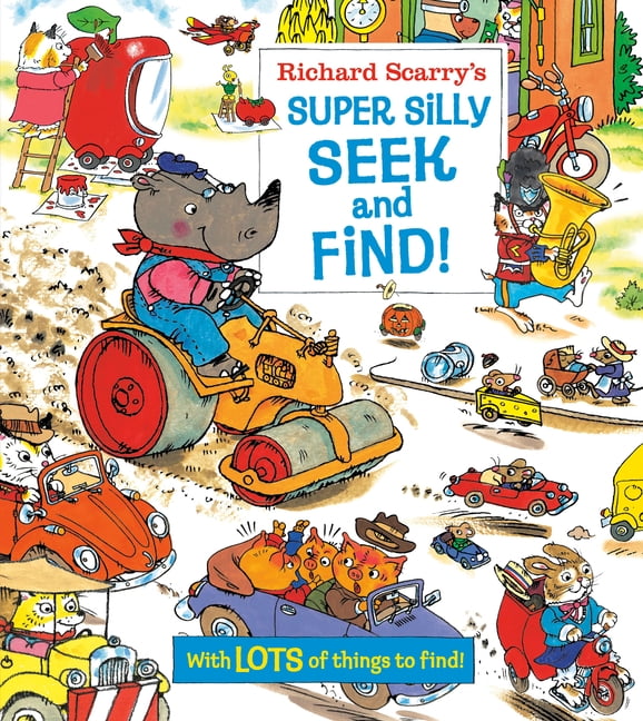 Richard Scarry's Super Silly Seek and Find!, (Board Book