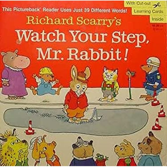 Pre-Owned Richard Scarry's Watch Your Step, Mr. Rabbit! (Paperback) 0679810722 9780679810728