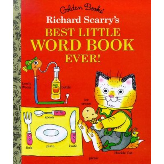 Pre-Owned Richard Scarry's Best Little Word Book Ever (Little Golden Book), 9780307001368, 0307001369, Hardcover, 2nd ed. edition