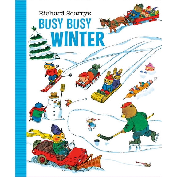 Richard Scarry's Busy Busy Winter, (Board Book)