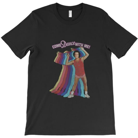 Richard Simmons Come Dance With Me Funny Rainbow Silhouette - USA Printed H15201 T-Shirt, for Men and Women, Up to Size 5XL