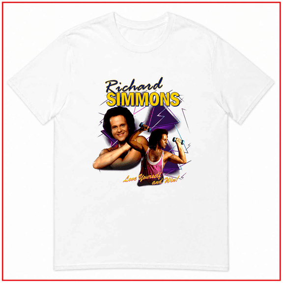 Richard Simmons Sweatin To The Oldies Vintage Fan Top Unisex T Shirt V80452 Size S- 5XL