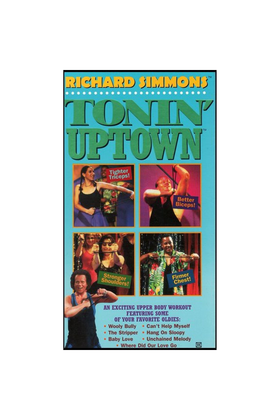Richard Simmons Tonin' Uptown: An Exciting Upper Body Workout (VHS Tape)