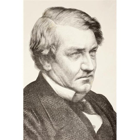 Richard Southwell Bourke - 6th Earl of Mayo - 1822 to 1872 Irish Statesman From A 19th Century Illustration Poster Print
