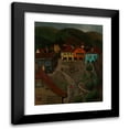 thumbnail image 1 of Richard Teschner 15x18 Black Modern Framed Museum Art Print Titled - Small City (1903), 1 of 5
