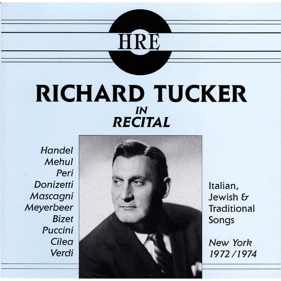Pre-Owned Richard Tucker In Recital New York 1972 / 1974 (HRE)