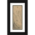 thumbnail image 1 of Richard Westall 8x14 Black Ornate Wood Framed Double Matted Museum Art Print Titled: The Annunciation (Before 1836), 1 of 5
