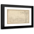 thumbnail image 1 of Richard Wilson 14x11 Black Modern Framed Museum Art Print Titled - Castell Dinas Bran, Wales (ca. 1771), 1 of 5