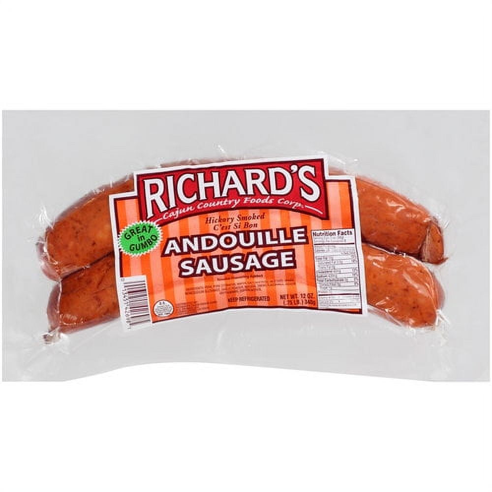Richard's Andouille Sausage Links, 12 oz
