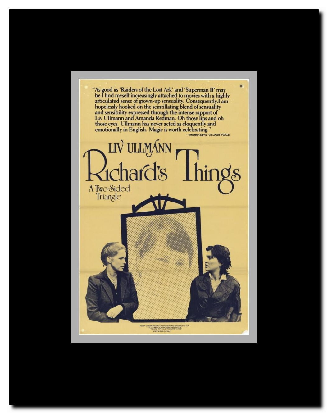 Richard's Things Framed Movie Poster