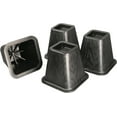 thumbnail image 1 of Richards 4PC Bed, Desk, Table Risers 6 inches Square Bed Riser In Black, 1 of 6