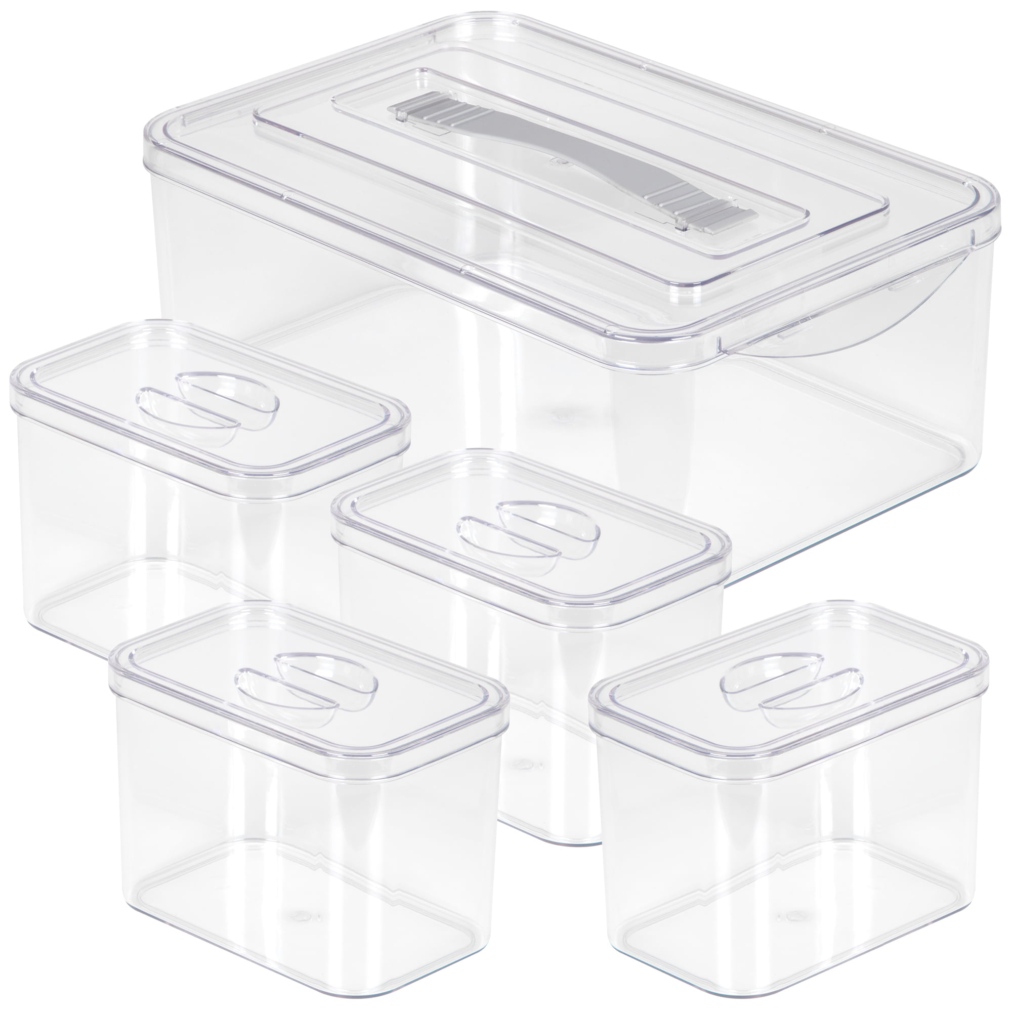 https://i5.walmartimages.com/seo/Richards-Clear-Plastic-Storage-Containers-with-Lids-for-Organizing-1-Large-and-4-Small-Bins_9ca589d9-11c3-487a-8e2e-40c15427e64e.d66bc387fb30a70cabde93d0c74512fa.jpeg