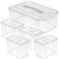 Richards Clear Plastic Storage Containers with Lids for Organizing 1