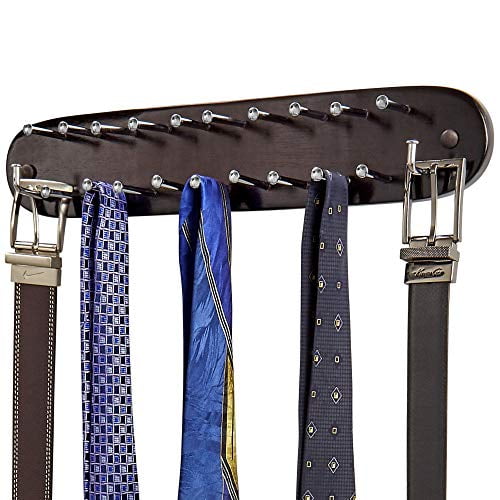 Richards Homewares Closet Accessories 21 Hook Tie Rack Scarf Hanger Belt (Colors Vary)