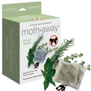 Richards Moth Away Herbal Moth Repellent Value Pack with 72 Sachets for Closet & Drawers, Herbal, 7 oz, 72 Count