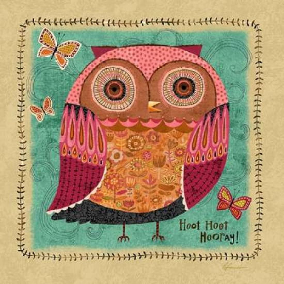 Richards Owl 1 Canvas Art - Richard Faust (24 x 24)