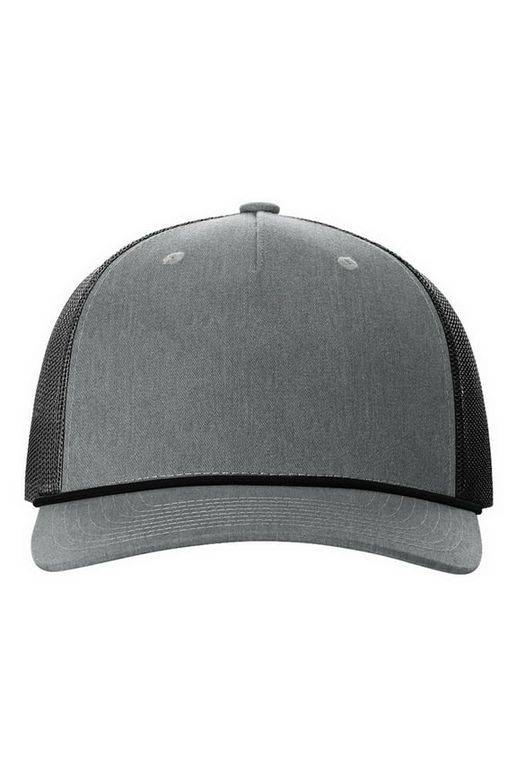 112FPR Split Heather Grey/Black w/ Black Rope OSFM