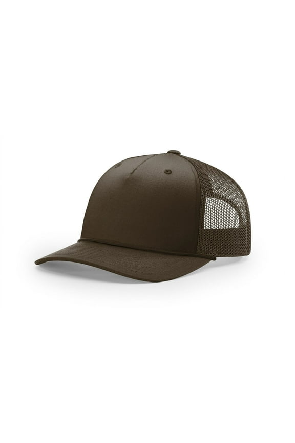 112FPR Rope Trucker Caps - Brown Brown