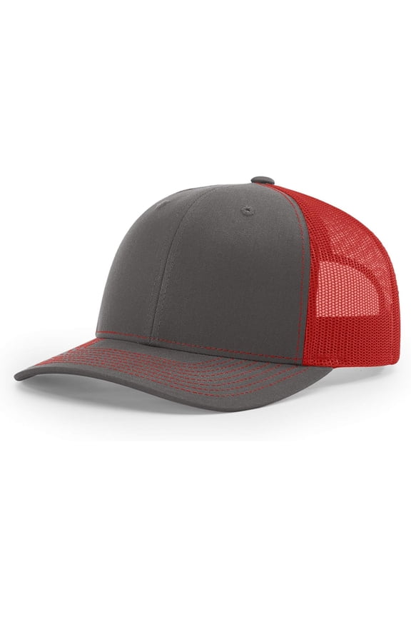 Richardson 112P Patterned Snapback Trucker Hat - Custom Leather Patch Hat | No Minimals | Volume Tiered Pricing