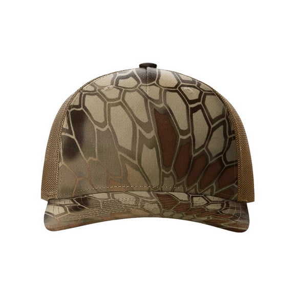Richardson 112PFP Printed Five-Panel Trucker Cap-Kryptek Highlander/ Buck